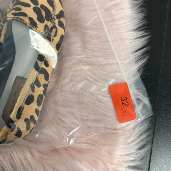 ME TOO Audra 9 Genuine Calf Hair Suede Loafer Flats Leopard Print Tan Size 4M - Picture 5 of 5